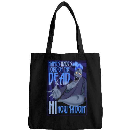 Disney Hercules The Name's Hades Quote Graphic Bags