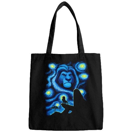 Disney Lion King Mufasa Starry Night Pride Rock Hoodie Bags