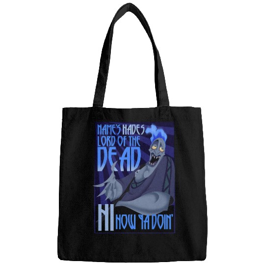 Disney Hercules The Name's Hades Quote Graphic Bags