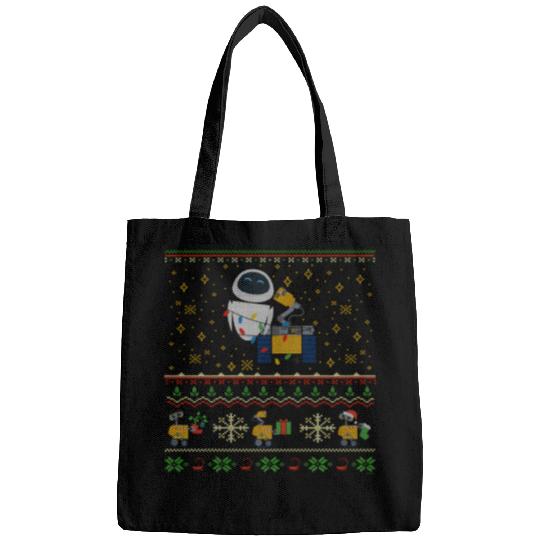 Disney Pixar Wall-E Eve Ugly Christmas Sweater Holiday Bags