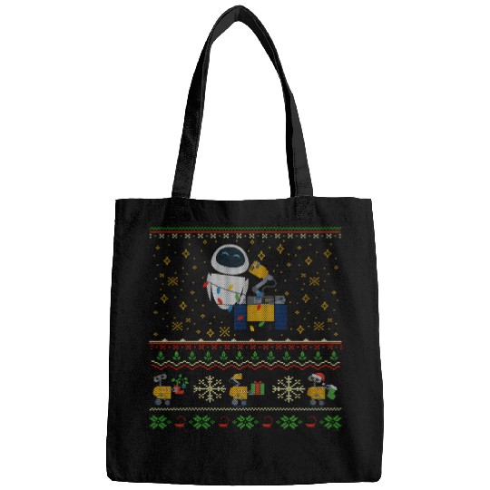 Disney Pixar Wall-E Eve Ugly Christmas Sweater Holiday Bags