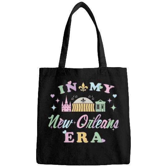 In My New Orleans Era Nola Eras Tour TShirt Bags