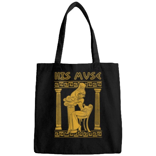 Womens Disney Hercules Megara His Muse Couples VNeck TShirt Bags