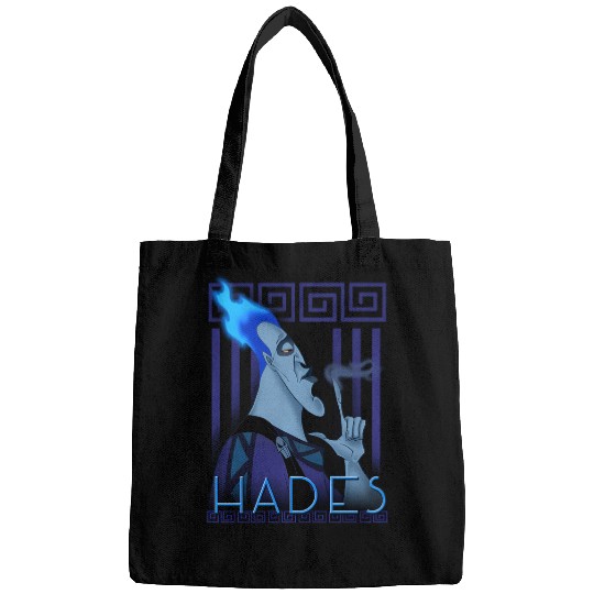Disney Hercules Hades Geometric Portrait Graphic Hoodie Bags