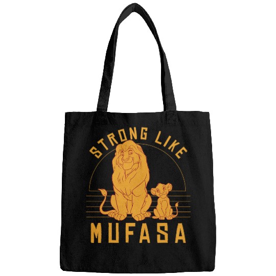 Disney Lion King Strong Like Mufasa Simba Graphic Bags