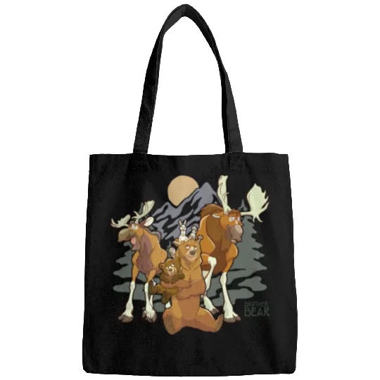 Disney Brother Bear Moose & Bear Midnight Mountain Shot Long Sleeve Bags