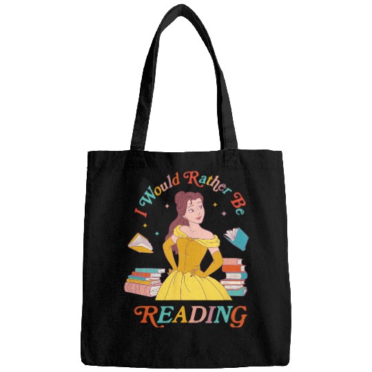 Disney Beauty and the Beast Belle I Would Rather Be Reading Bags