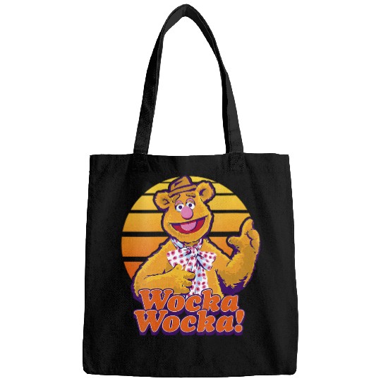 Womens Disney The Muppets Fozzie Bear Wocka Wocka Portrait V-Neck Bags