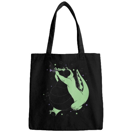Womens Disney The Princess And The Frog Louis Playing Trumpet V-Neck Bags