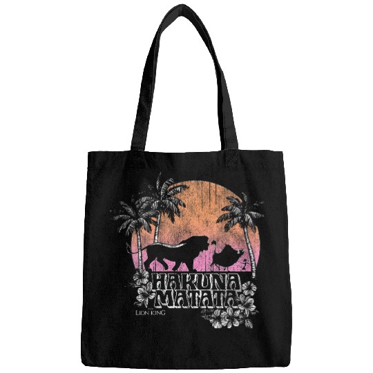Womens Disney The Lion King Hakuna Matata Silhouette V-Neck Bags