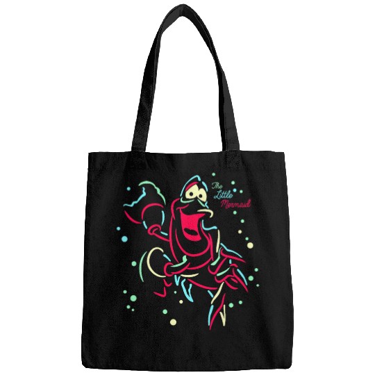 Womens Disney The Little Mermaid Sebastian Crab Lights V-Neck Bags