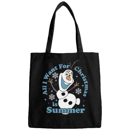Disney Frozen Olaf All I Want For Christmas Is Summer Bags