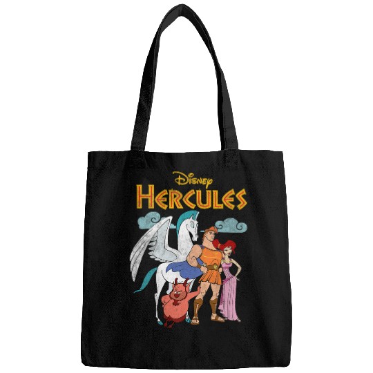 Disney Hercules Classic Hero Group Shot Vintage Poster Bags