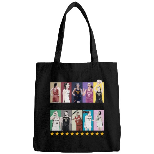 Discover Indiana Caitlin Clark  The Eras Tour Women Basketball TShirt Bags