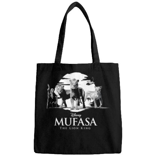 Disney Mufasa The Lion King Movie Black amp; White Characters Bags