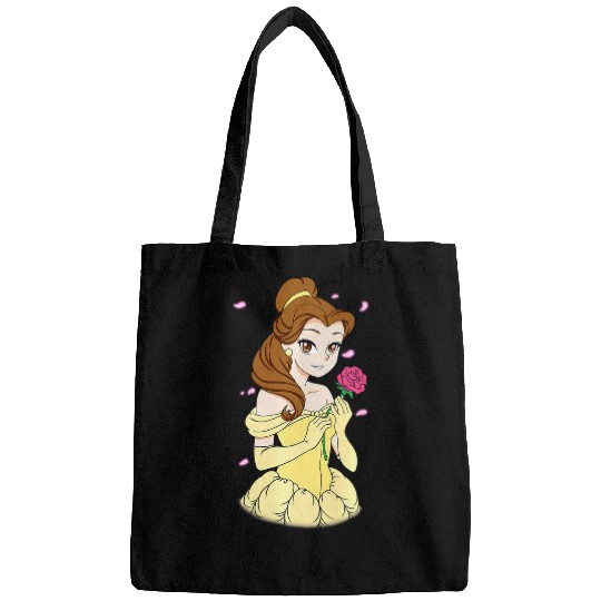 Disney Beauty And The Beast Belle Anime Art Style Portrait Premium Bags
