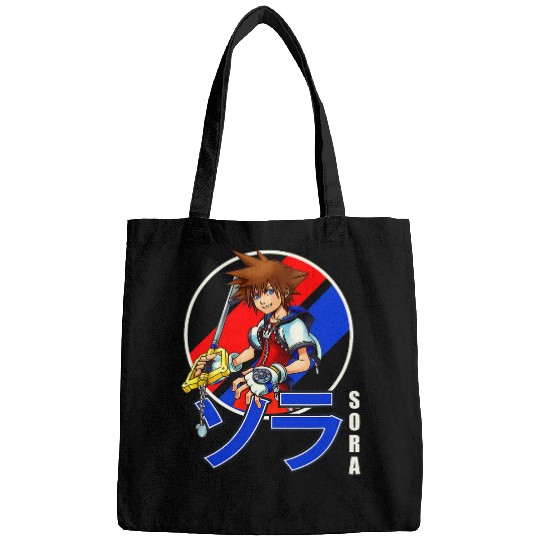 Disney Kingdom Hearts Sora Classic Color Anime Circle Shot Bags