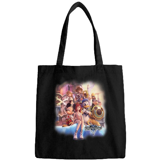 Disney Kingdom Hearts Sora Kairi & Riku Group Hero Shot Premium Bags