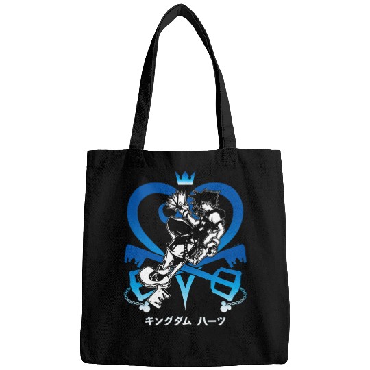 Disney Kingdom Hearts Sora Color Keyblade Kanji Hero Poster Bags