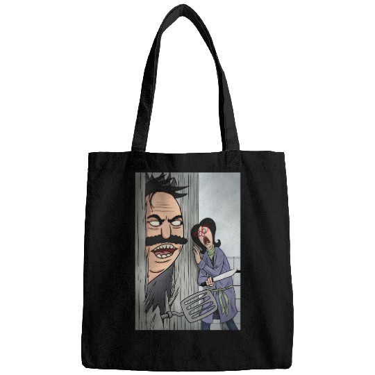 Bobs Burgers Heres Bobby The Shining Horror Pardoy TShirt Bags