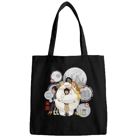 Disney Big Hero  TV Series Baymax Hugs Graphic Bags