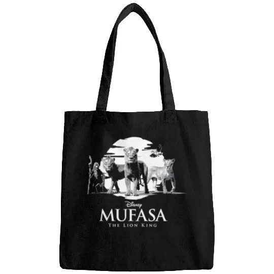 Disney Mufasa The Lion King Movie Black amp; White Characters Bags