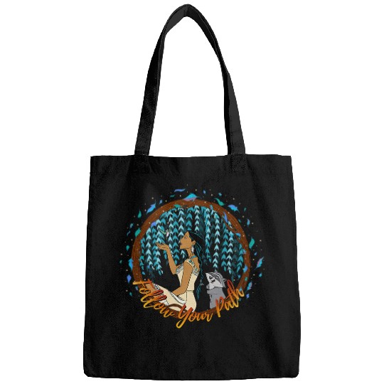 Disney Pocahontas Follow Your Path Circle Text Bags