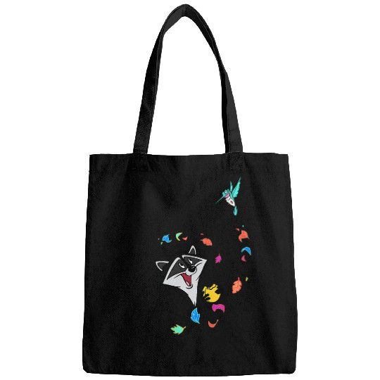 Disney Pocahontas Meeko Flit Colorful Leafs Fall Bags
