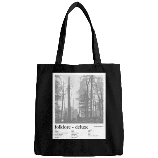 Discover Taylor folklore album poster tracklist Bags