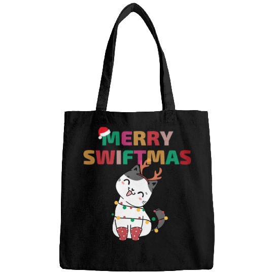 Discover Merry Swiftmas Taylor Christmas Cat Bags