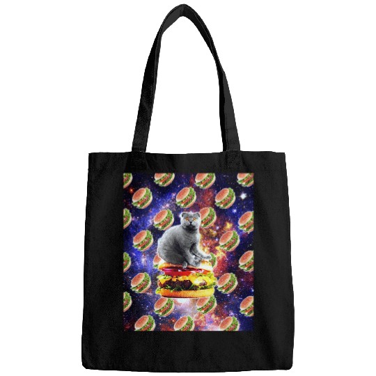 Hamburger Astro Cat On Burger  : Bobs Burgers Family Shirt, Bobs Burgers Vintage Bags