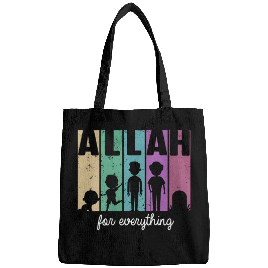 Womens Allah For Everything Islam Muslim Alhamdulillah Ramadan Gift    : Bobs Burgers Family Shirt, Bobs Burgers Vintage Bags