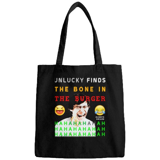 Unlucky finds the bone in the burger  : Bobs Burgers Family Shirt, Bobs Burgers Vintage Bags