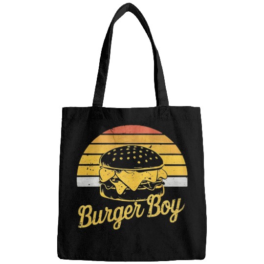 Hamburger Cheeseburger Burger Boy Funny Fast Food  1: Bobs Burgers Family Shirt, Bobs Burgers Vintage Bags