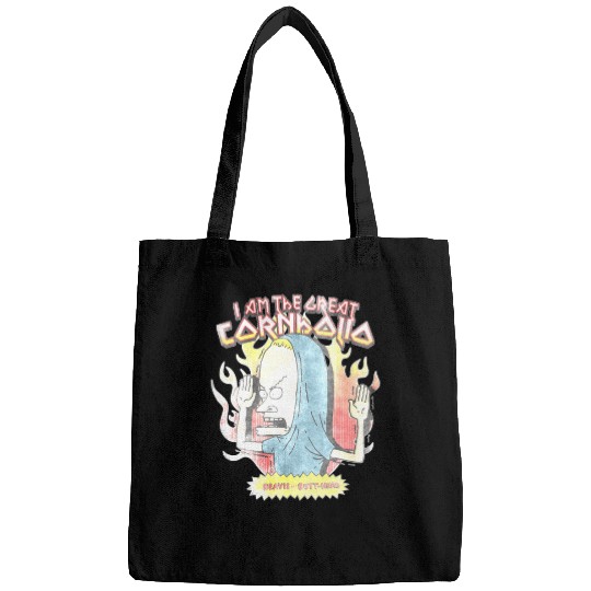I Am The Great Cornholio Flame Portrait Perfect Gift Christmas  1: Bobs Burgers Family Shirt, Bobs Burgers Vintage Bags