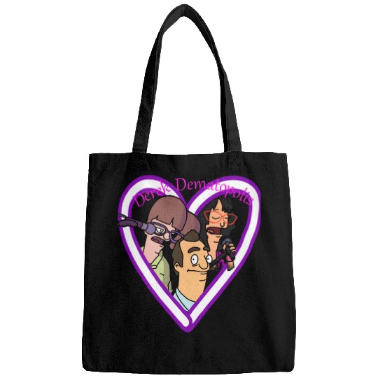 Derek Dematopolis- Bobs Burgers Design  : Bobs Burgers Family Shirt, Bobs Burgers Vintage Bags