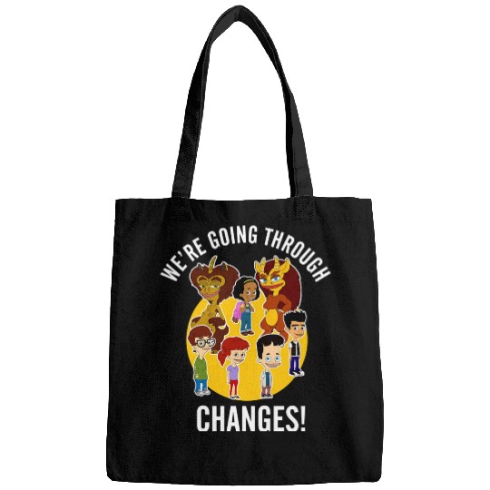 big mouth we are going through changes  : Bobs Burgers Family Shirt, Bobs Burgers Vintage Bags