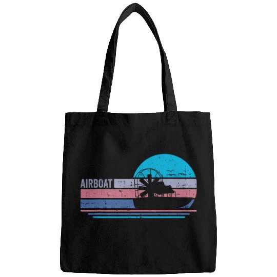 Airboat Florida Everglades vintages 1 Bags