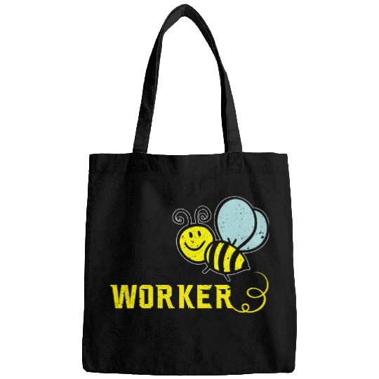 Worker Bee Lover Funny Save The Bees Beekeeper Bags