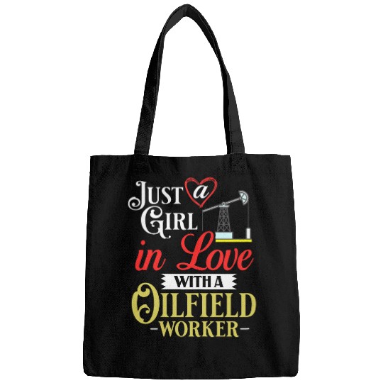 Womens Oilfield Wife Worker Oil Rig Drilling Derrickhand Roughneck 2 Bags