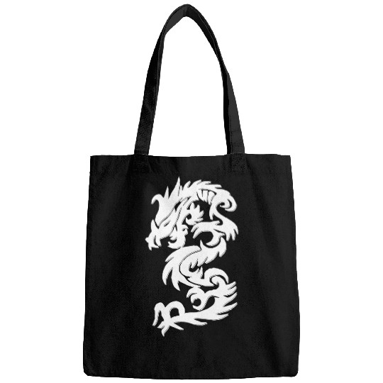 White Firedrake Chinese Style Dragon Gongfu Tai Chi Dragon Bags
