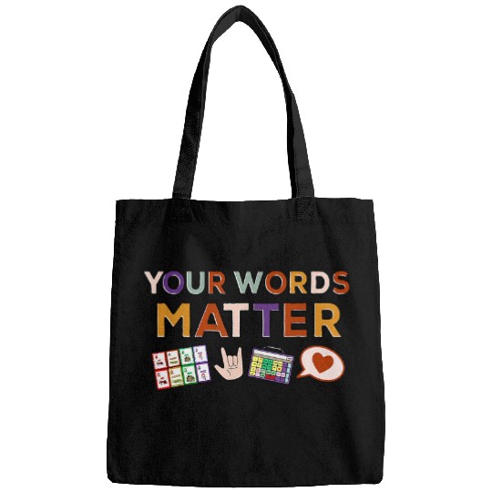 Your Words Matter Speech Therapy Language Pathologist Mental 7 Bags
