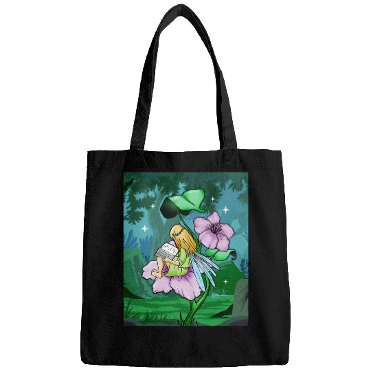 Fairycore Aesthetic Fairy Reading Book Lover Cottagecore 2 Bags