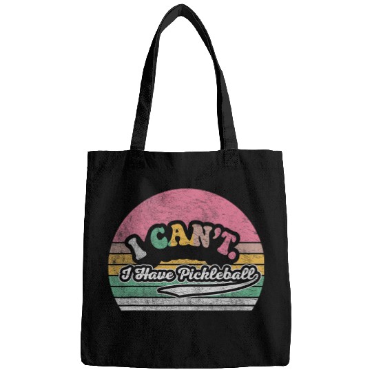 Funny Pickleball Retro vintages Pickleball Player Coachs Bags