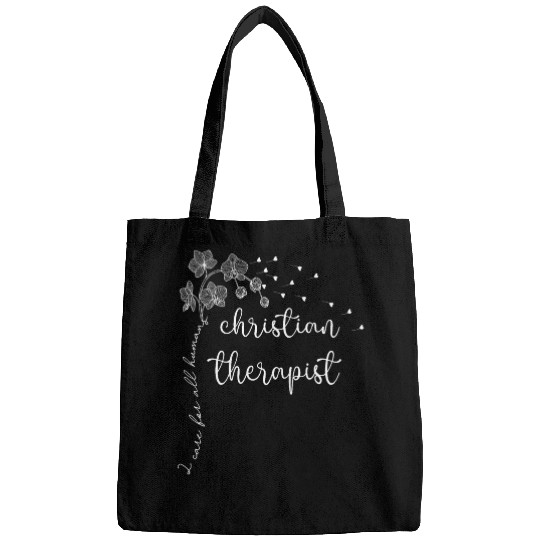 Womens I Care For All Humans Christian Therapist Women Orchid Bags