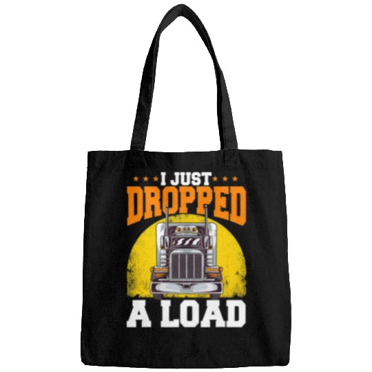 Funny Trucker Big Rig SemiTrailer Truck Driving Bags