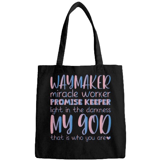 Way Maker Miracle Worker Promise Keeper Light In Darkness 3 Bags