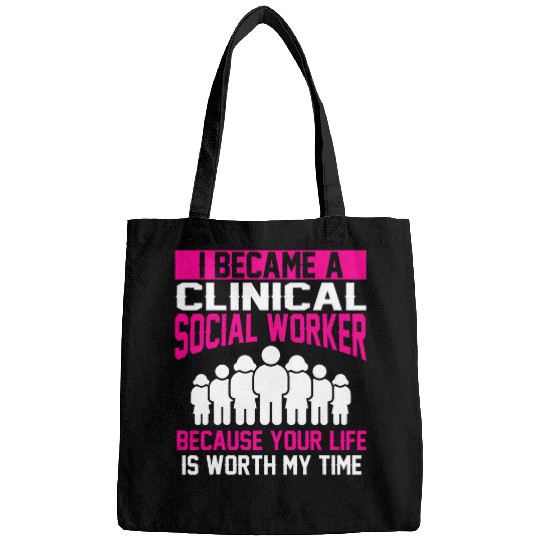 Discover Clinical Social Worker Apparel bests Amazing Workers Design Bags