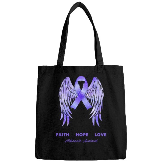 Alzheimer Awareness Disease Faith Hope Love Alzheimers Awareness Warrior 95 Bags
