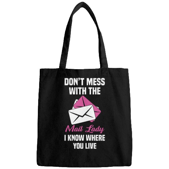 Mail Lady Mail Carrier Woman Postal Worker Post Office Bags
